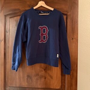 DKNY Sport Navy Sweatshirt with White Logo
